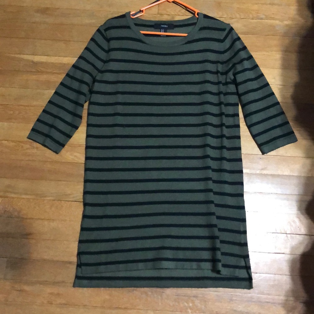 Striped sweater dress